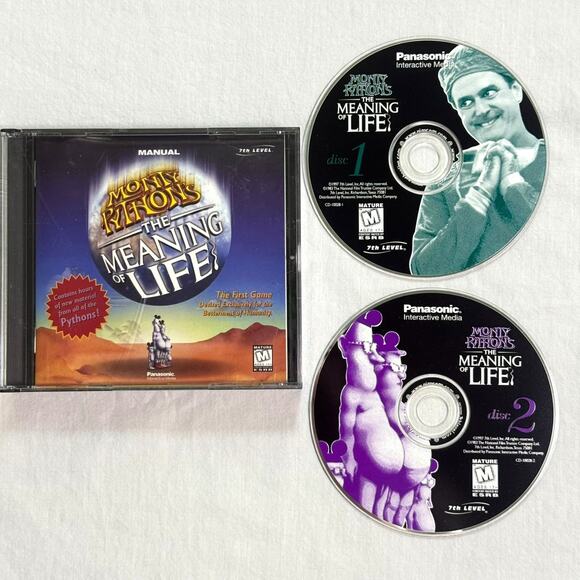 Monty Python's The Meaning of Life PC Adventure Game 1997 Complete - Picture 1 of 4